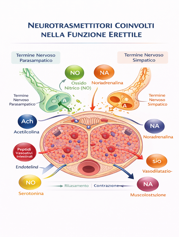 neurotransmitters of erection